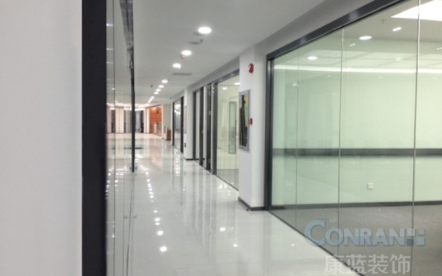 TCL通訊科技大廈寫字樓裝修工程已進入收尾階段